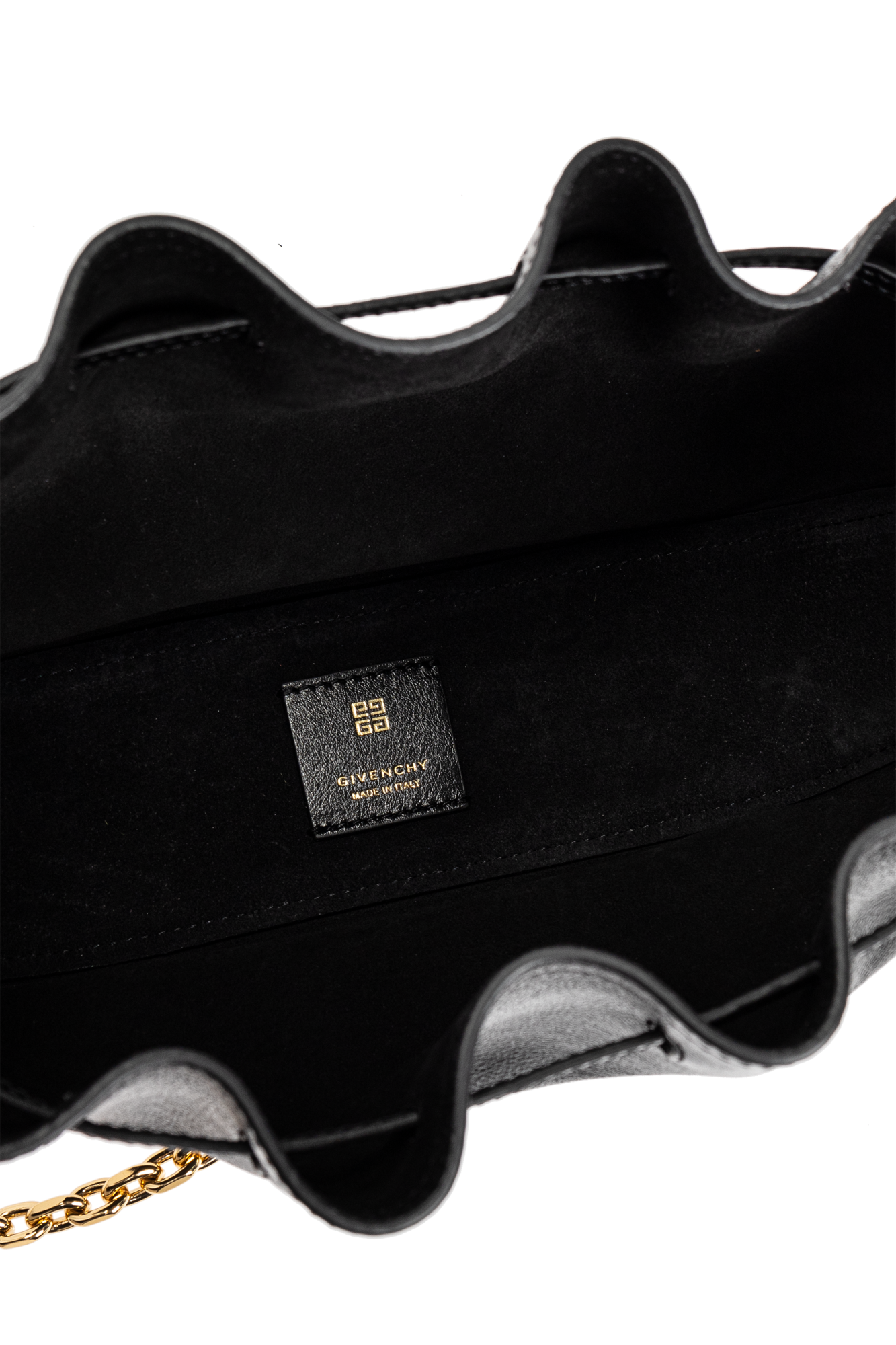 24AW new/GIVENCHY パンプキンミニバケットバッグ Bag Black GIVENCHY 】パンプキン ミニ レザー バケットバッグ バッグ・カバン